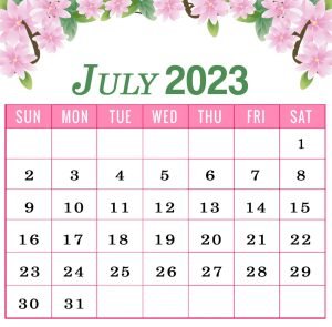 July 2023 calendar printable pdf download July 2023 calendar printable pdf download