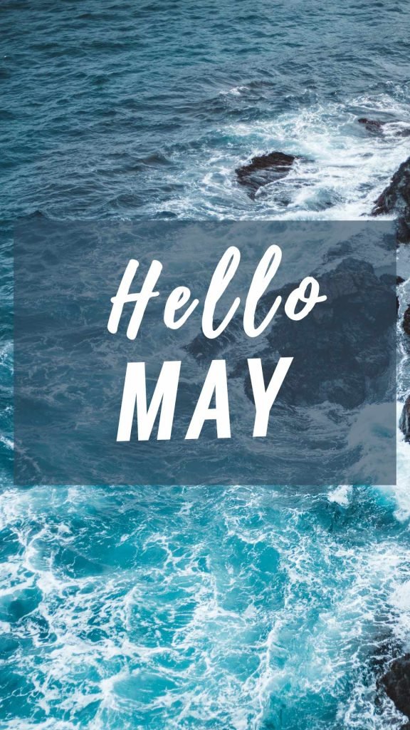 Hello May 2022 iPhone wallpaper