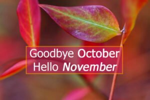 goodbye october hello november images