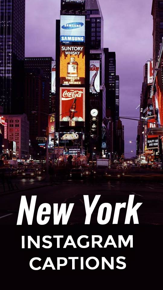 New York instagram captions