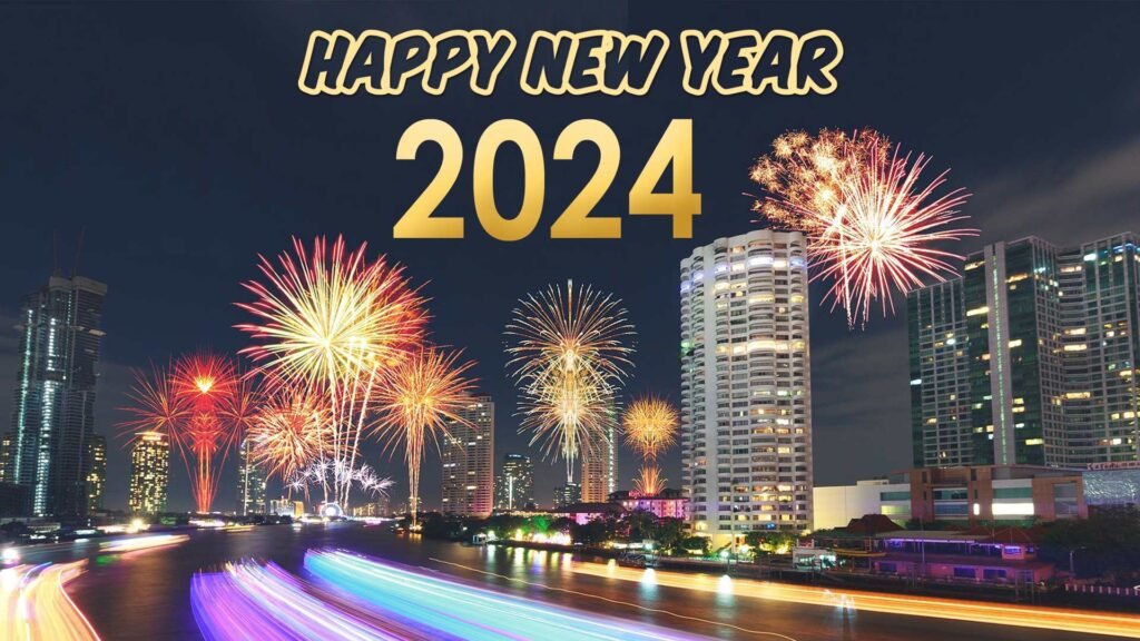 happy new year zoom background 2024