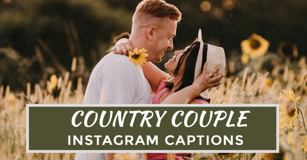 country couple captions