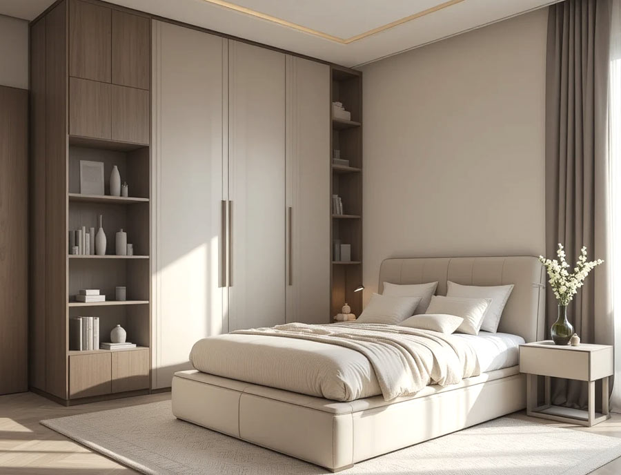 Cozy and Decluttered Bedroom