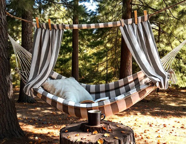 Hammock Hideaways: Nap + Privacy = Genius