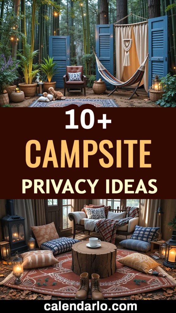 12 Genius Campsite Privacy Ideas That Will Instantly Upgrade Your Outdoor Escape!