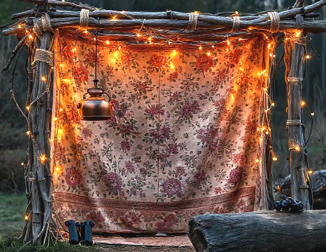 DIY Branch Partitions: Channel Your Inner Scout