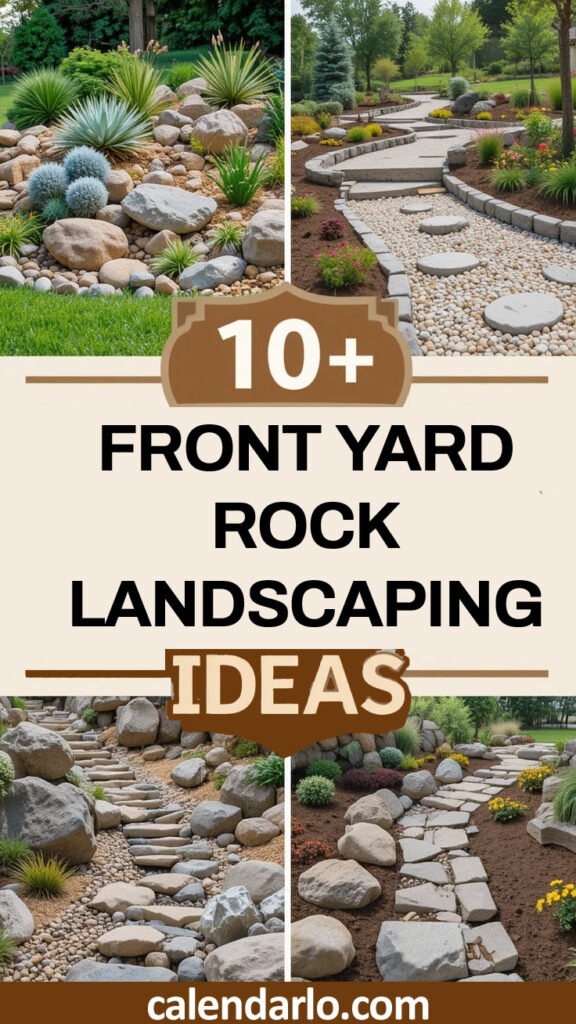 10+ Front yard rock landscaping ideas to transform your outdoor space
