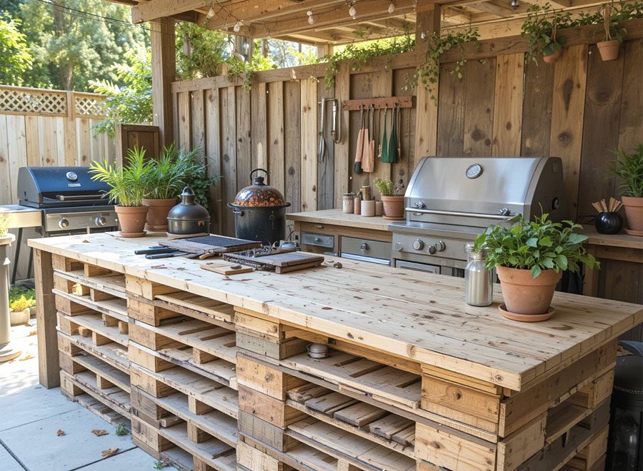 16 Cheap Outdoor Kitchen Ideas That Won’t Empty Your Wallet