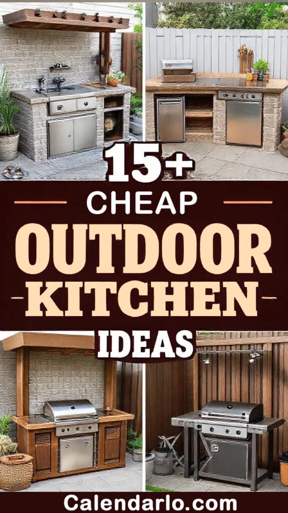 16 Cheap Outdoor Kitchen Ideas That Won’t Empty Your Wallet