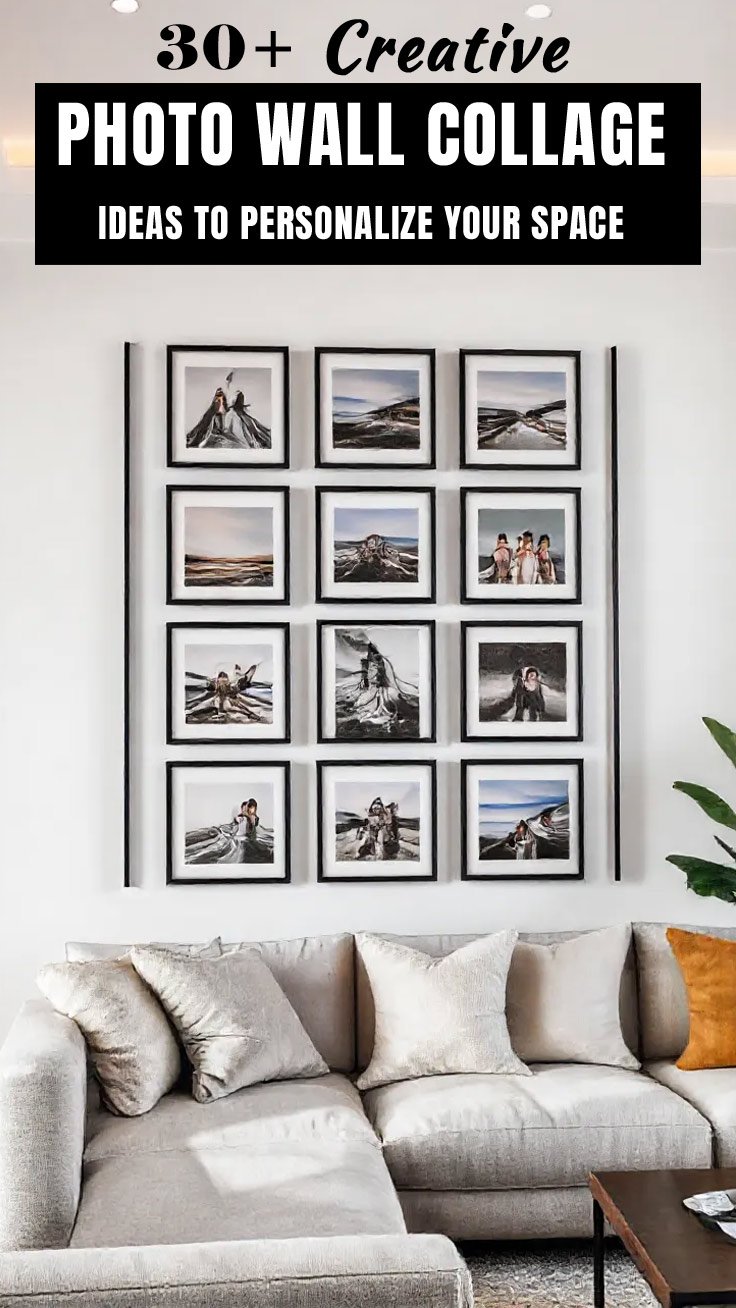 Classic Grid Layout - Creative Photo Wall Collage Ideas