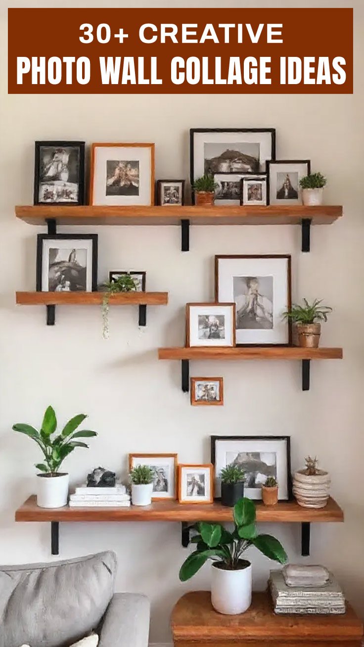 30+ Creative Photo Wall Collage Ideas