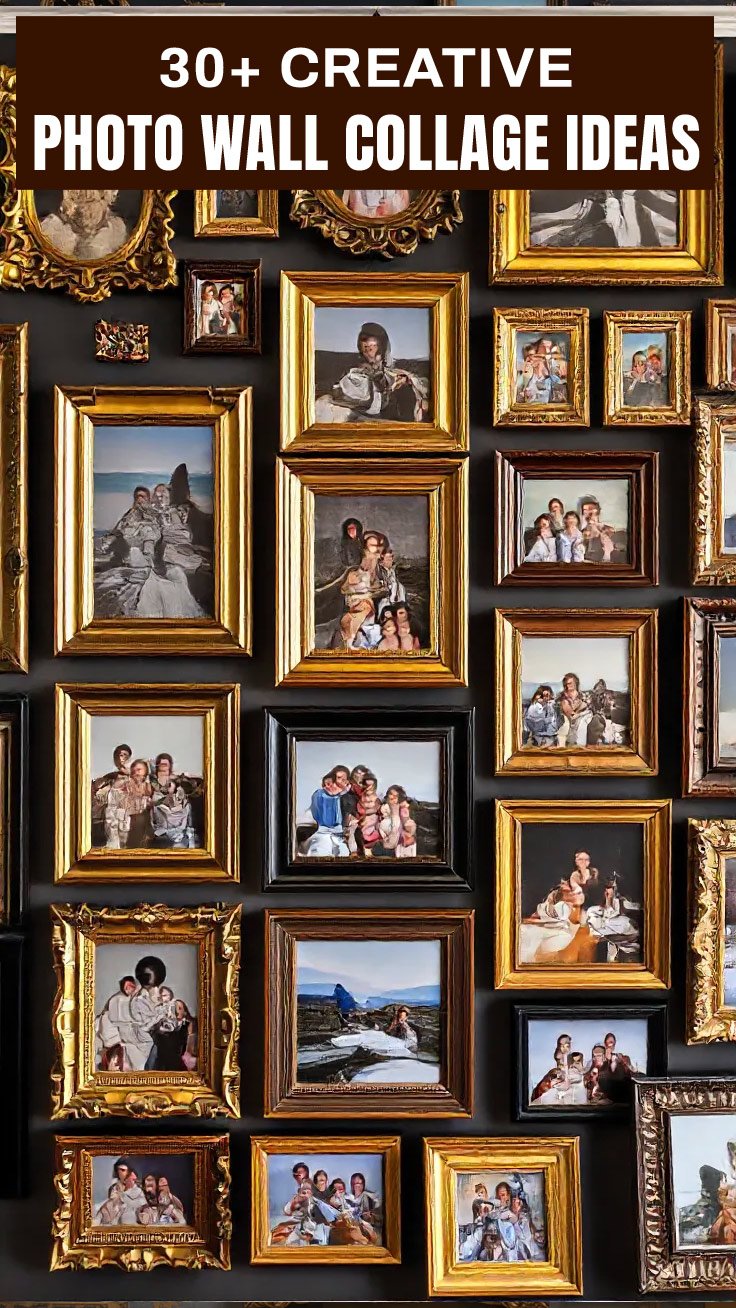 30+ Creative Photo Wall Collage Ideas