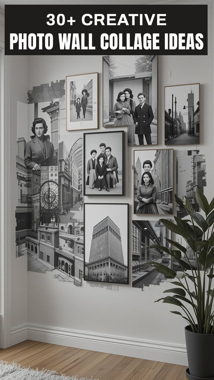 30+ Creative Photo Wall Collage Ideas