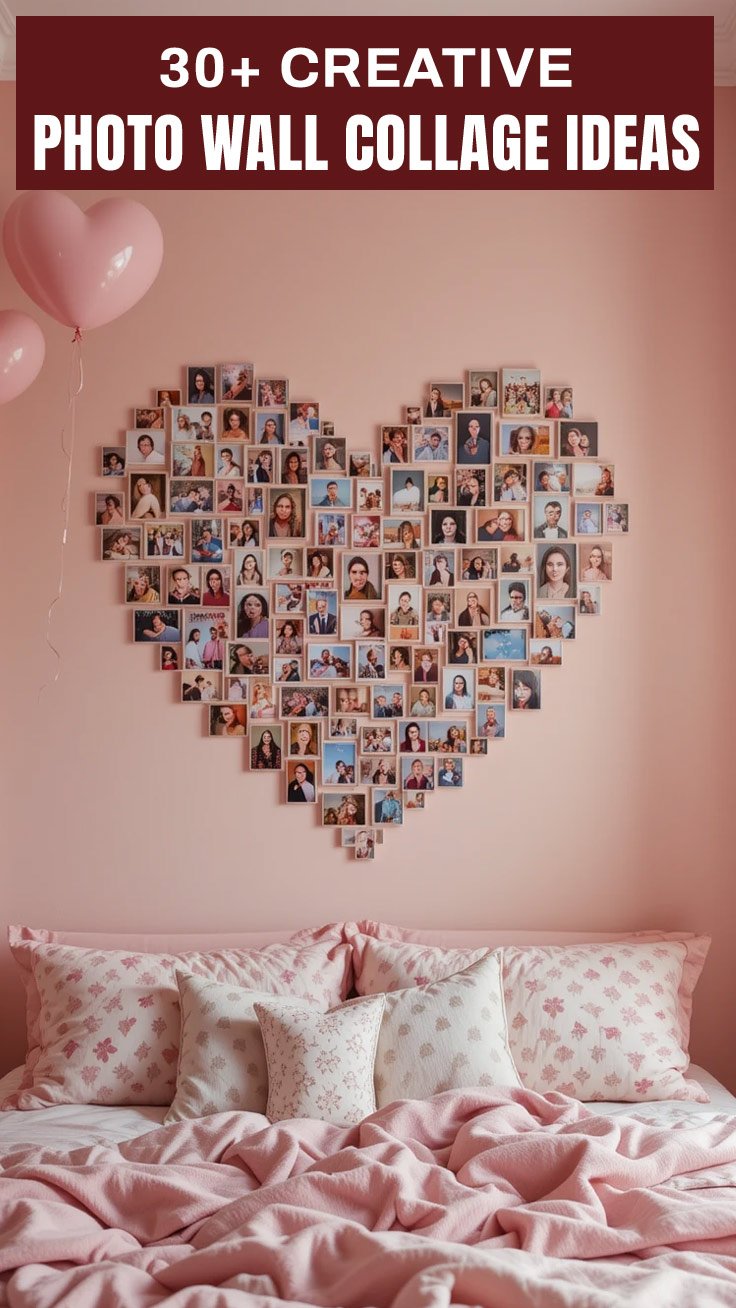 30+ Creative Photo Wall Collage Ideas