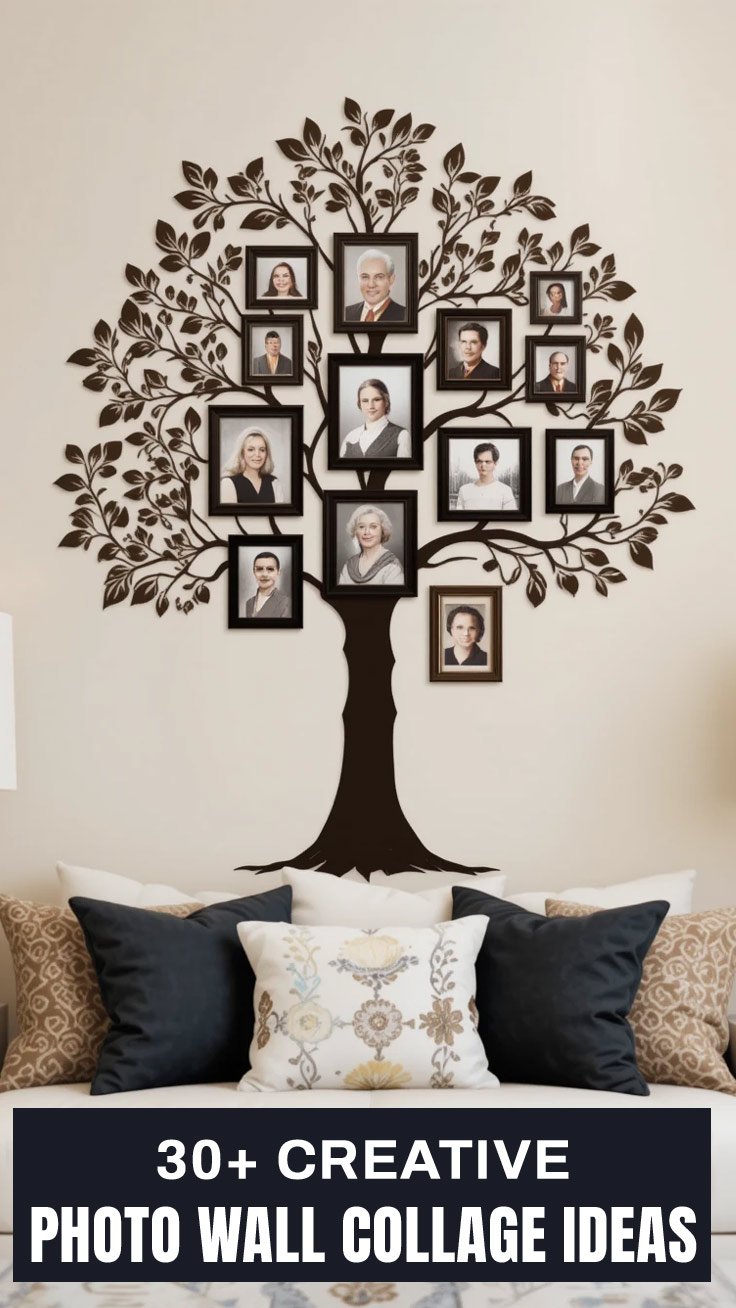 30+ Creative Photo Wall Collage Ideas