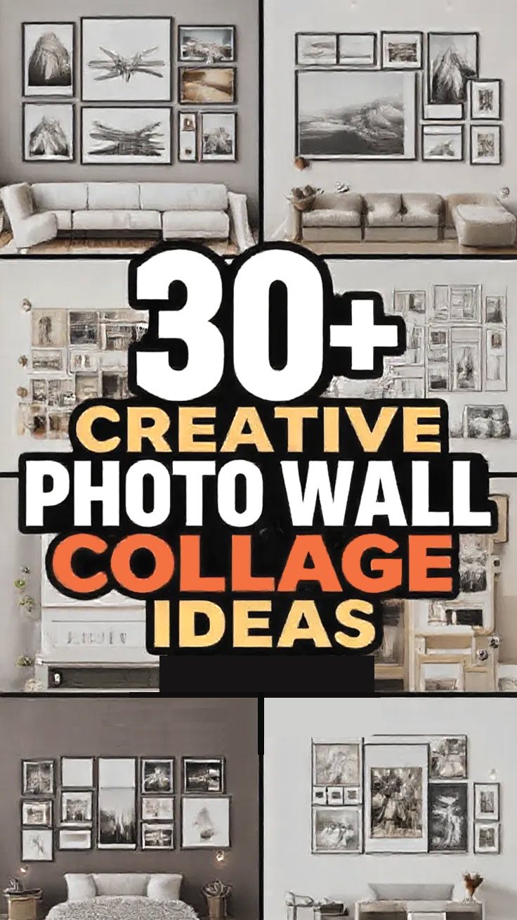 30+ Creative Photo Wall Collage Ideas