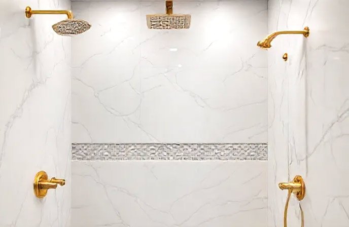 Marble and Brass Elegance