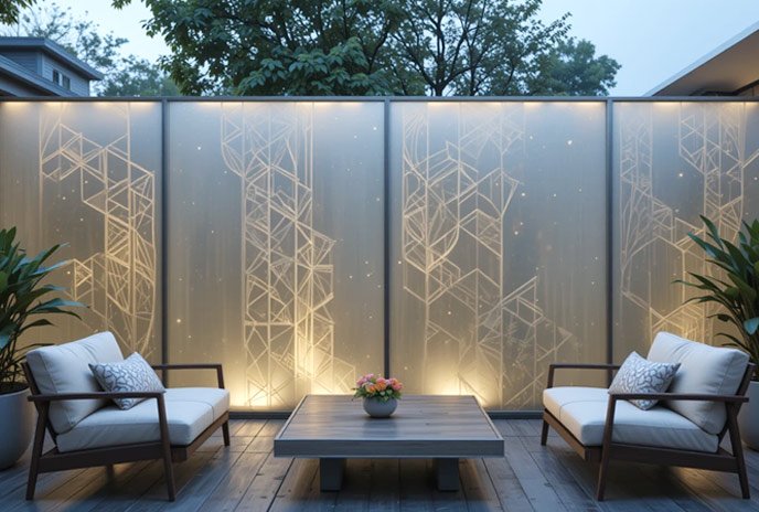 Frosted Acrylic Panels