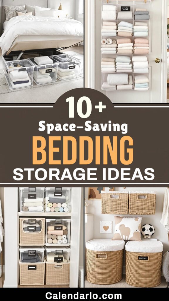 12 Space-Saving Bedding Storage Ideas You’ll Actually Want to Use