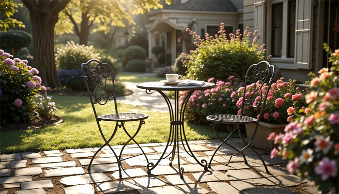 Bistro Table and Chairs = Instant Charm