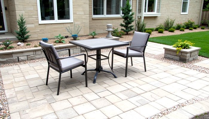 Paver Patio Setup