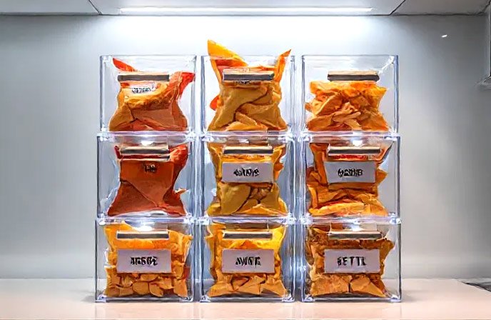 Clear Acrylic Pantry Bins