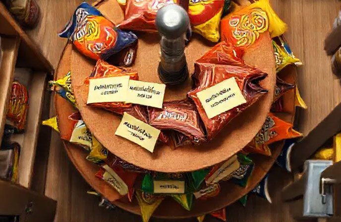 Lazy Susan for Chip Rotation
