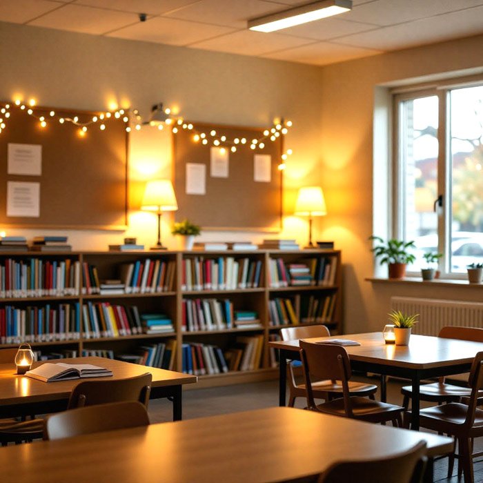 Warm Lighting (AKA: Bye Fluorescents)