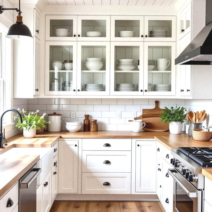 Glass-Front Cabinets — Show Off (But Make It Chic)