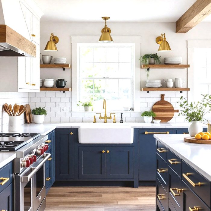 Two-Tone Cabinets — When You Can’t Pick Just One