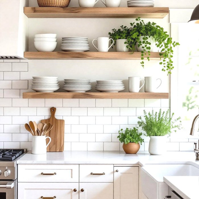 Open Shelving Mix-In — For the Pinterest-Worthy Look
