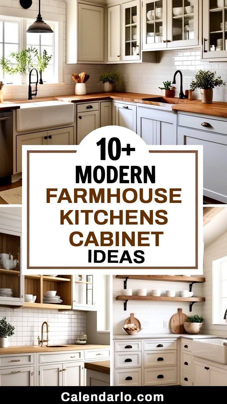 14 Modern Farmhouse Kitchens Cabinet Ideas to Inspire Your Next Remodel