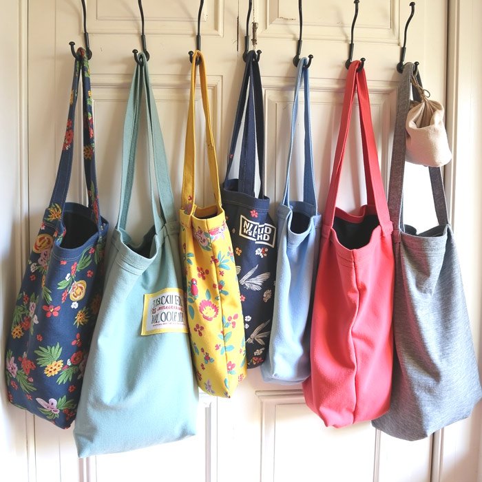 Old T-Shirts into Tote Bags