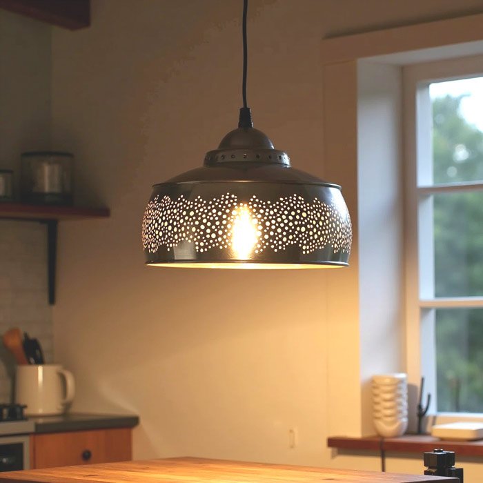 Colander Light Fixture