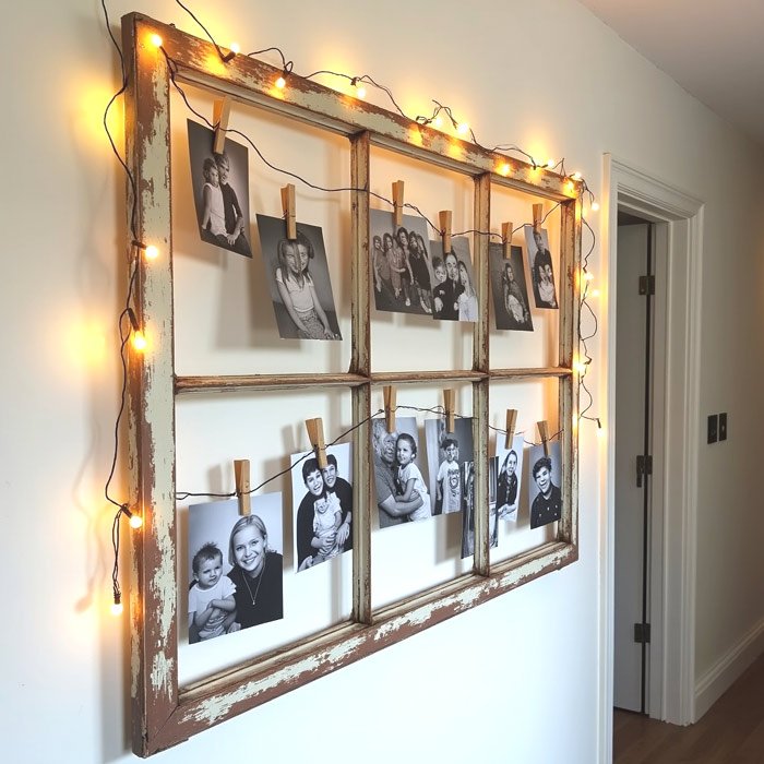 Window Frame Photo Collage