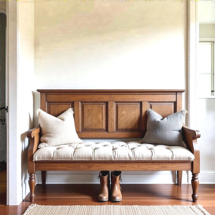 Headboard Bench