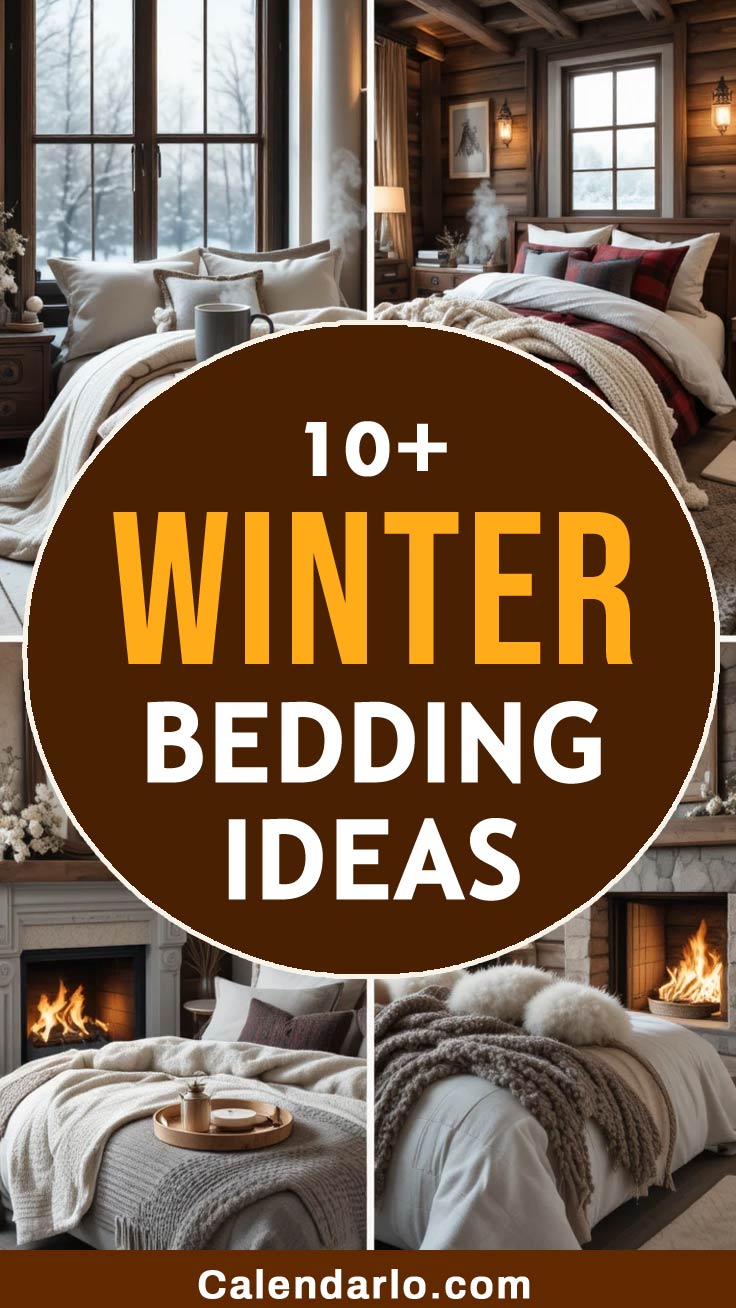 Winter Bedding Ideas to Turn Your Bedroom into a Cozy Cabin | Cozy Rustic Bedroom Décor Inspiration