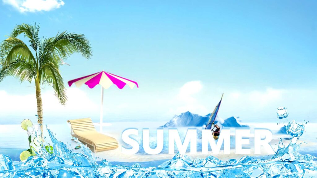 Summer desktop wallpaper background 